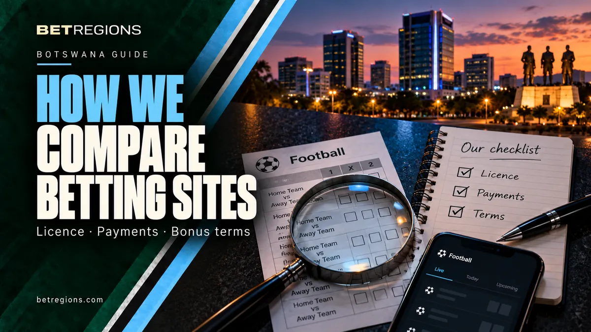 How we compare betting sites in Botswana