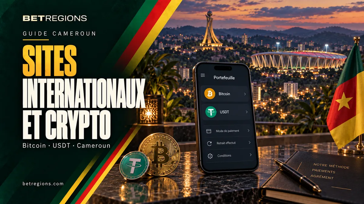 Bookmakers internationaux et sites crypto ouverts au Cameroun