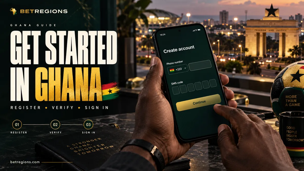 How to register on a Ghanaian betting site