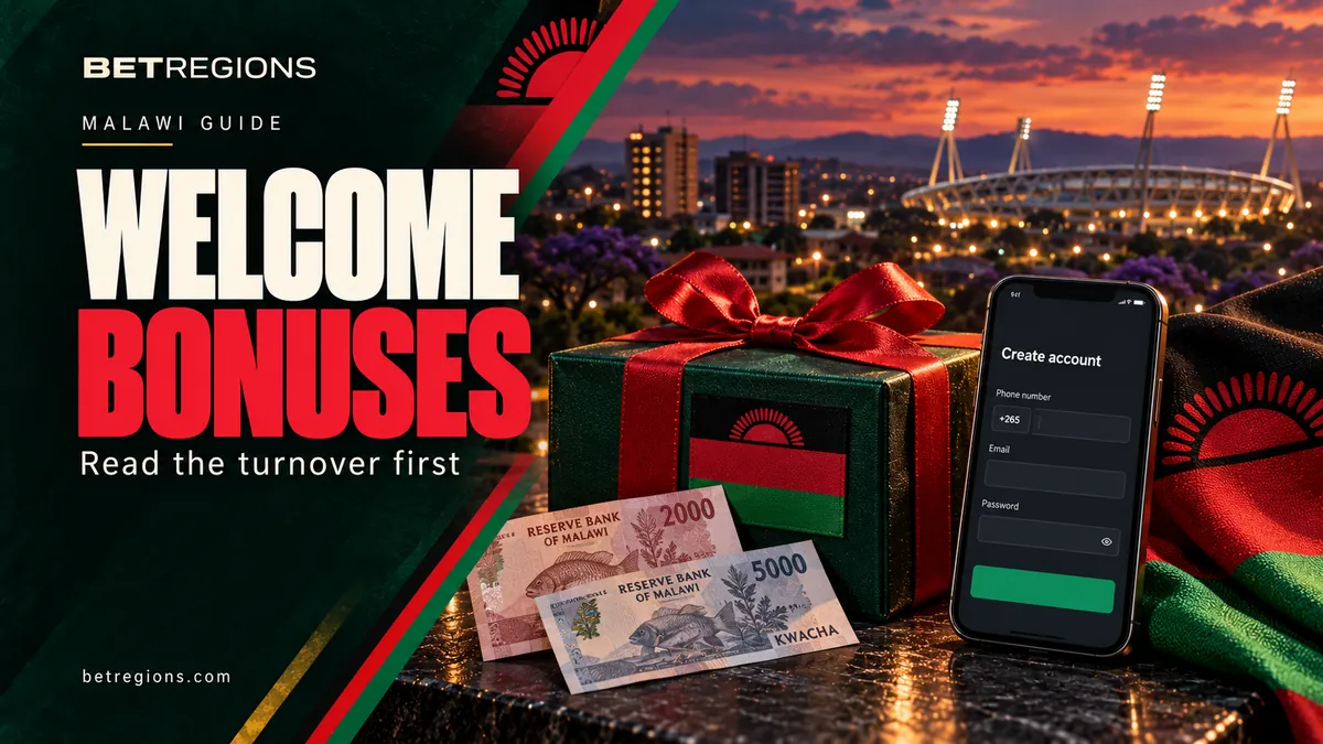 Betting sites with welcome bonuses in Malawi