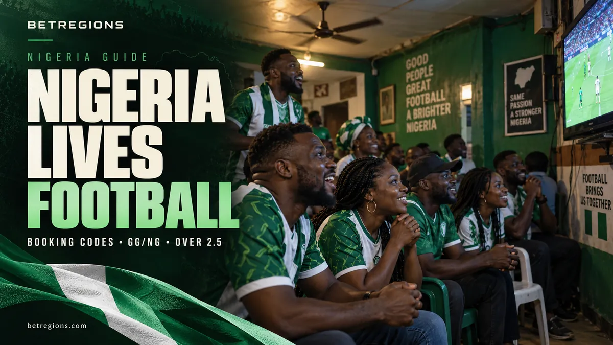 Football betting in Nigeria: booking codes, GG/NG and over 2.5