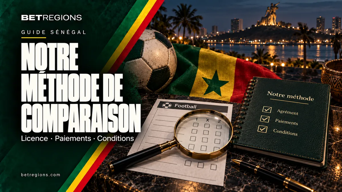 Comment nous comparons les sites de paris au Sénégal