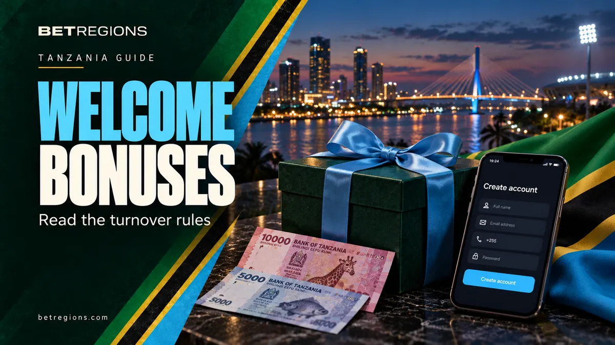 Betting sites with welcome bonuses in Tanzania