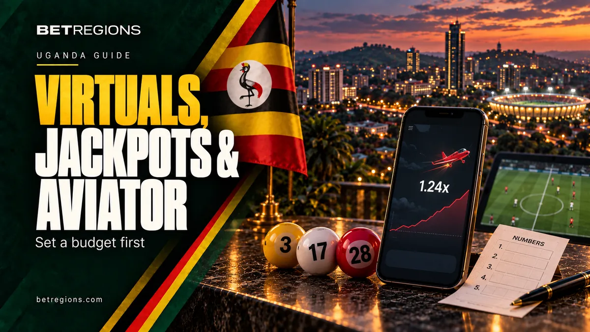 Virtual sports, jackpots and Aviator in Uganda